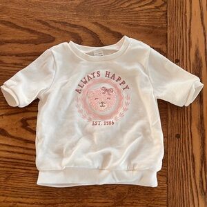 Carter's White and Pink Always Happy T-Shirt